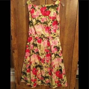 A-line floral dress 🌺